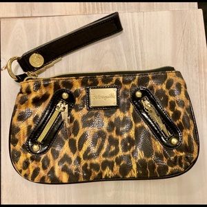 BETSEY JOHNSON LEOPARD CLUTCH